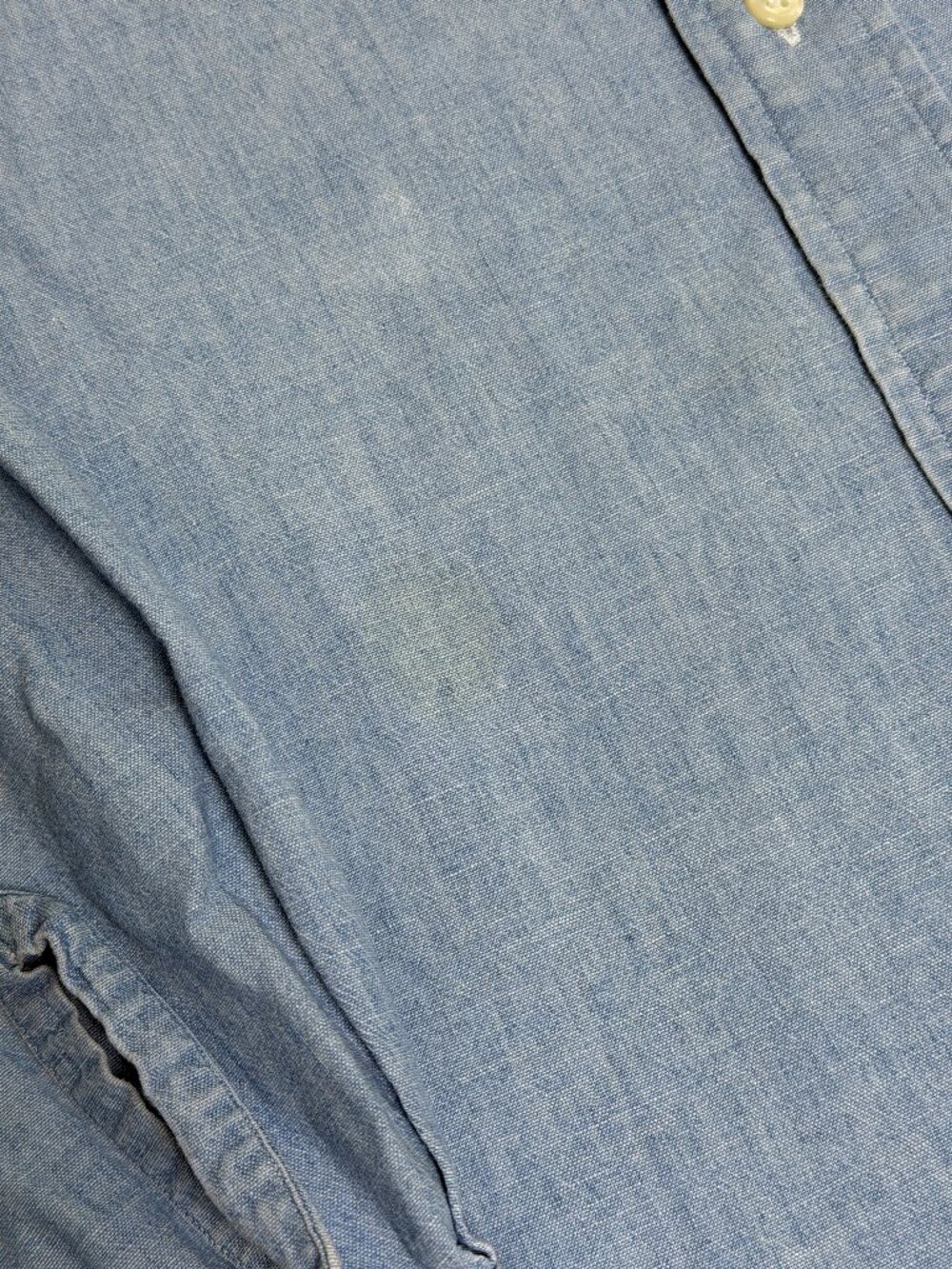 RRL Ralph Lauren Vintage Chambray Cotton Work Shirt XL Men - Picture 13 of 14